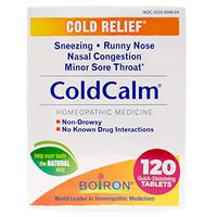 Boiron Coldcalm Tablets for Cold Relief, 120 Count (Pack of 1)