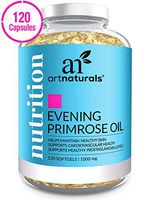 ArtNaturals Evening Primrose Oil Softgels (120 Capsules - 1,000mg) - Hormone Balance for Women - PMS, Menopause Relief and Hot Flash Supplements - Non-GMO and Gluten Free