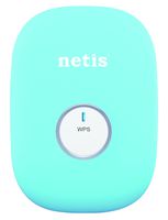 Netis E1+ 300Mbps Wireless N Range Extender, Travel Router, Wi-Fi Repeater, Blue (E1+ Blue)