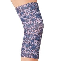 Celeste Stein Pain Relieving Compression Knee Sleeve - 4 Way Elastic Stretch Band for Extra Support, Multicolor, One Size