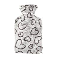 Lovely Classic Pattern Rubber Hot Water Bottle/Hand Warmer+Wool Cover, 500 ML