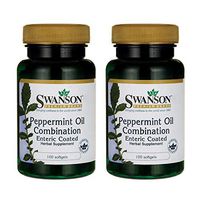 Swanson Peppermint Oil Combination 100 Sgels (2 Pack)