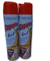 SAPOLIO 6 in 1 Air Freshener Antitobacco Fragrance 12.2 fl oz Pack of 2