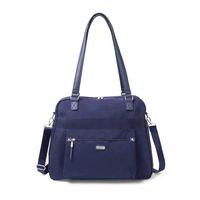 Baggallini Women's New Classic Overnight Expandable Laptop Tote with RFID Phone Wristlet Navy One Size