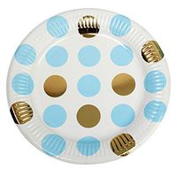 Neviti Pattern Works - Plate Dots, Blue, Pack of 8