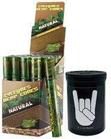 Herb Airtight Container Fresh Kettle with Cyclones Natural Hemp Cones 24 Count Box DC Crafts Nation- Metal