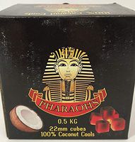 Pharaoh's Coconut Charcoal - Premium Quality Briquettes Made of 100% Coconut Shell (0.5kg)