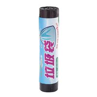 Jeeke 45cmx50cm Drawstring Trash Bags Household Kitchen Waste Garbage Bag Office Cleaning Trash Bags with Rope (15pcs/Roll)