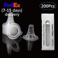 Ear Thermometer Covers Lens Filter - Refill Caps Probe Covers for All Braun ThermoScan Models Other Types of Digital Thermometers Disposable 200Pcs