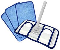 Xanitize 11.5" Microfiber Mop Pads with Straps 3-Pack (Standard)