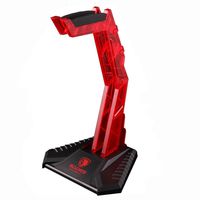 Icocol NEW J9E3 Gaming Cradle Headphone Stand,Headset Hanger Holder Bracket Rack (Blue,Red) (Red)