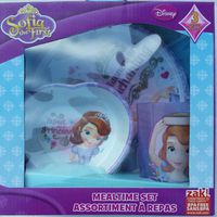 Disney Sofia The First Mealtime Set With Plastic Plate/Bowl and Cup