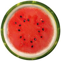 Creative Converting 8 Count Paper Dessert Plates, Watermelon Check