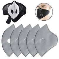 Ss-Lqlhy Disposable Breath Protection Pad,5Pcs Dust Proof PM2.5 Anti Haze Replacement Inner Pads Filter for F a c e Cover