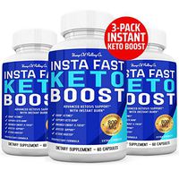 (3-Pack) Instant Pro Keto Ultra Boost Advanced Insta Keto Pills for Energy & Focus - Max Strength with BHB Ketones Supplement for Men and Women - 90 Day Supply