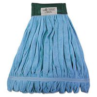Boardwalk BWKMWTMBCT Microfiber Looped-End Wet Mop Heads, Medium, Blue (Carton of 12)