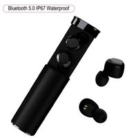 Wireless Bluetooth Earbuds 5.0, Sports Bluetooth Headphones,True Wireless Stereo Headphones Touch Control with Magnetic Charging Case, Auto-Pairing, Binaural Call (Cylindrical)