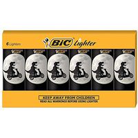 BIC Special Edition Dinosaur Series Lighters, Set of 6 Lighters