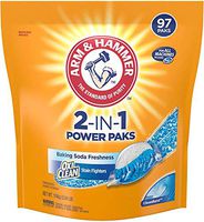 Arm & Hammer LAQGD 2-in-1 Laundry Detergent Power Paks, (Packaging May Vary), 2 Pack (97 Count)