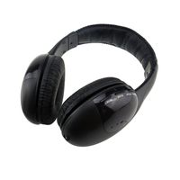 MH-2001 Multifunction Stereo Wireless Headset Headphones with Microphone Fm Radio for Mp3 Pc Tv Audio Phones (Black)