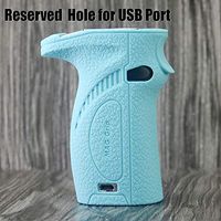 CEOKS for SMOK Mag Grip 100W Silicone Case, Anti-Slip Protective Silicone Case Skin Rubber Cover for SMOK Mag Grip 100W Kit TC Mod Box Rubber case wrap Shield (Tiffany Blue)
