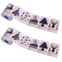 NUOBESTY 720Pcs Christmas Gift Tag Stickers Gift Name Tags Stickers for Christmas Presents to from Christmas Labels for Gifts