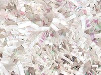White & Iridescent Crinkle Cut 8 oz Bag ~ Spring-fillÂ Shred (Eight 8 oz. Packs) - WRAPS-ZF08WI