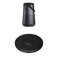 Bose SoundLink Revolve+ Portable & Long-Lasting Bluetooth 360 Speaker, Triple Black + Charging Cradle