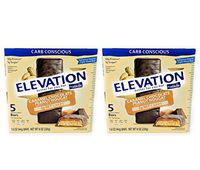 Millville Elevation Advanced Carb Conscious Caramel Chocolate Peanut Nougat Endulgent Bars - 2 Boxes