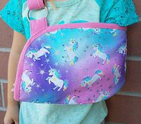 Unicorn Sling. Kids Sling. Child Sling. Broken Arm Sling. Broken Collar Bone Sling. Broken Wrist Sling. Pediatric Sling. Horse Sling. (X-Small)
