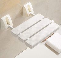 Bathroom Anti-skidding Shower seat, Restroom Shower stool for Elderly Bath stool Shower chair Suitable for disabled Elderly Pregnant women-B 32x34cm(13x13inch)