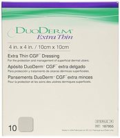DuoDERM Extra Thin CGF Dressing - 4 x 4" -60 Pieces (6 Boxes with 10 Units Each)