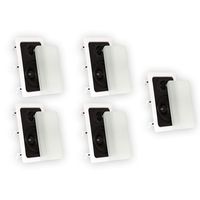 Theater Solutions TS50W in Wall Speakers Surround Sound Home Theater 5 Speaker Set