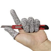 Finger Cots Cut Resistant Protection, Glove Life Extender, Finger Sleeves, Substitute for A Full Glove, Thumb Protector,20 cots