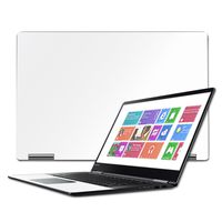 Mightyskins Skin Compatible with Lenovo Yoga 710 15.6" - Solid White | Protective, Durable, and Unique Vinyl Decal Wrap Cover | Easy to Apply, Remove, and Change Styles | Made in The USA