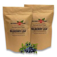 Bilberry Leaf Tea - Pure Herbal Tea Series by Palm Beach Medicinal Herbs (30 Tea Bags) 100% Natural
