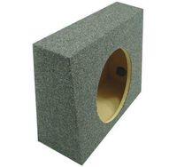 Single 12" Subwoofer Regular Standard Cab Truck Sub Box Enclosure 3/4" MDF