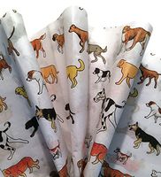 Man's Best Friend/Dog Breeds Printed Tissue Paper for Gift Wrapping, 24 Large Sheets, 20x30