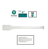 PurSwab 4" Self-Saturating Isopropyl Alcohol Foam Swab w/Polypropylene Handle - 4545 - Box of 50