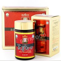 110g(3.9oz),100% Korean Red Ginseng 6 Years Roots Powder, No Additives, Saponin