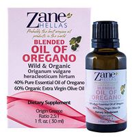 Zane Hellas 40% Oregano Oil. Pure Greek Wild Essential Oil of Oregano .86% Min Carvacrol. 52mg Carvacrol Per Serving. Probably The Best Oregano Oil in The World. 1 fl. oz.- 30ml