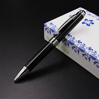 2 in 1 Vibration & massage ballpoint pen - mini Massage Tip Pen with Gift Box - Multifunction Electronic Pen (Black)
