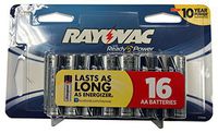 Rayovac E-E51782 16-Pack AA Batteries, Blue