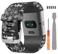 CreateGreat Compatible Fitbit Surge Replacement for Band Strap for Fitbit Surge Watch Fitness Tracker Original Wrist Band Accessories Small&Large