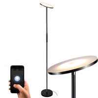 Floor Lamp, Sky LED Torchiere Smart Light,TECKIN Dimmable Standing Light, Torchiere Floor Lamp for Living Room, Bedroom,Office (Compatible with Amazon Alexa Google Home)