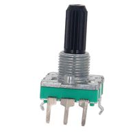 Fielect 360 Degree Rotary Encoder Shaft Encoder with Screw Thread EC16 5 Pins 20mm Shaft 10Pcs