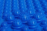 Lotus Massage Mat Reflexology Foot Massage Pad (Red)