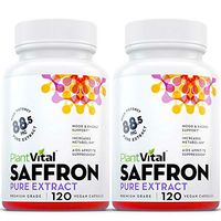 Saffron Supplement with 100% Pure Saffron Extract. Support Healthy Weight Loss, Natural Appetite Control, More Energy, Mood Booster, Eye Health, and May Prevent Macular Degeneration.