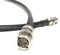 5 Foot Belden 4794R 12G UHD-SDI RG7 BNC Cable (75 Ohm) Black for 4K / UHDTV (12G-SDI) by Custom Cable Connection