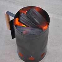 Bargain World Portable Outdoor Camping Picnic Wood Burning Stove Firewood Charcoal BBQ Barbecue Barrel